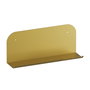 Hanah Home Estantería de Pared de Metal Dorado